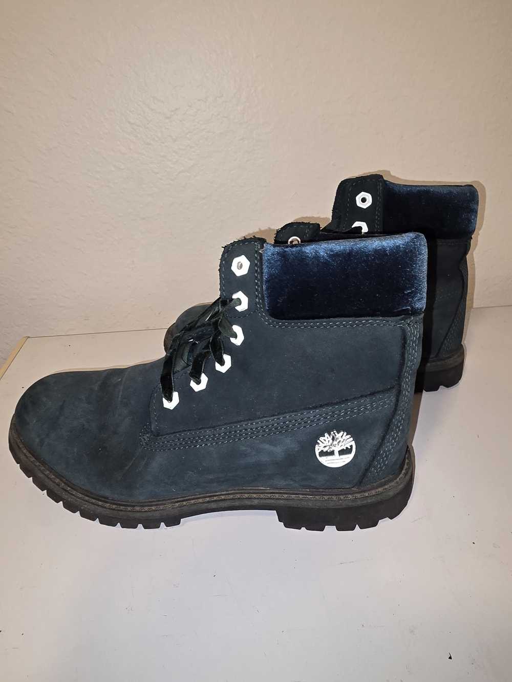 Timberland Teal Suede Boots